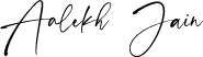Aalekh Jain signature